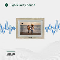 Green Lion Digital Picture Frame Touch 10.1 Inch Wooden - Detail 3