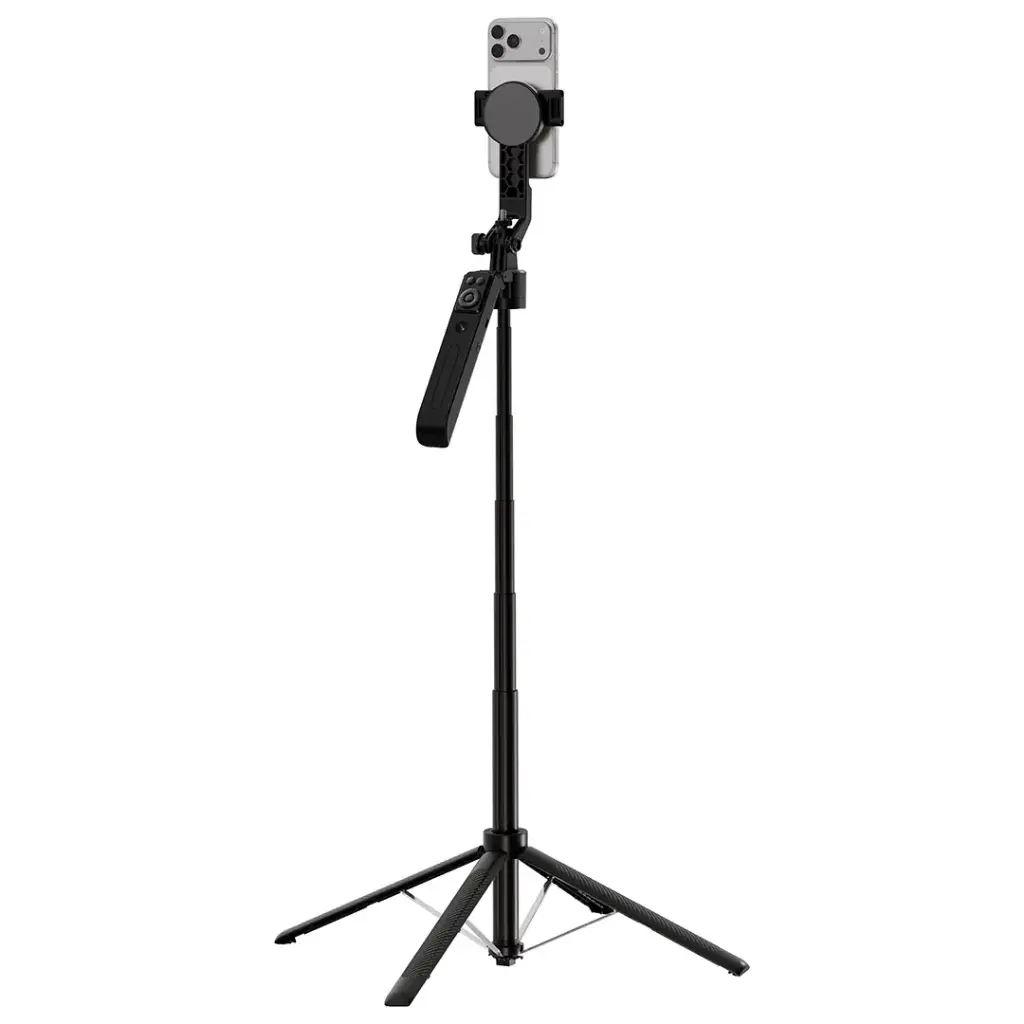 Green Lion MagSafe AI Tripod Auto Face Tracking Black GNMGTRIAIBK - Detail 2