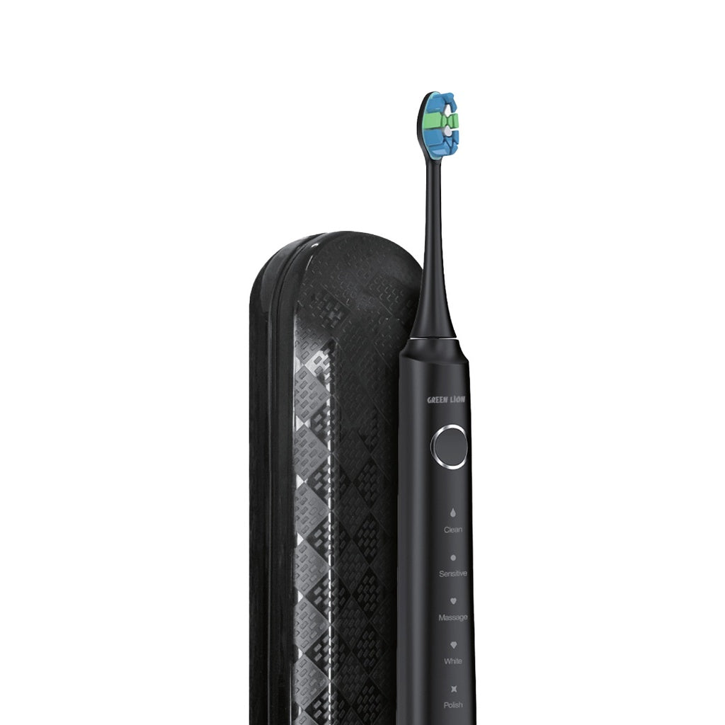 Green Lion Smart Brush Rechargeable Toothbrush Black GNSMBRSHBK - Detail 1