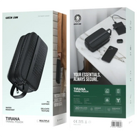 Green Lion Tirana Travel Pouch Black GNTRNACLBGBK - Detail