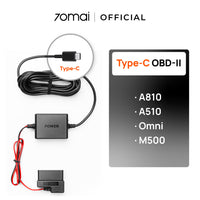 70mai OBD-II Hardwire Kit with Midrive OBD01 Cable A810 | كابل التوصيل المباشر OBD-II من 70mai