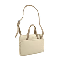 tomtoc Versatile-A12 laptop shoulder bag khaki compartments