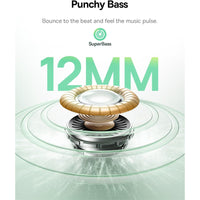 سماعات Baseus Bass BP1 NC لاسلكية بإلغاء الضوضاء - أسود كوني | Baseus Bass BP1 NC True Wireless Noise Cancelling Earbuds - Cosmic Black