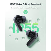 سماعات Baseus Bass BP1 NC لاسلكية بإلغاء الضوضاء - أسود كوني | Baseus Bass BP1 NC True Wireless Noise Cancelling Earbuds - Cosmic Black