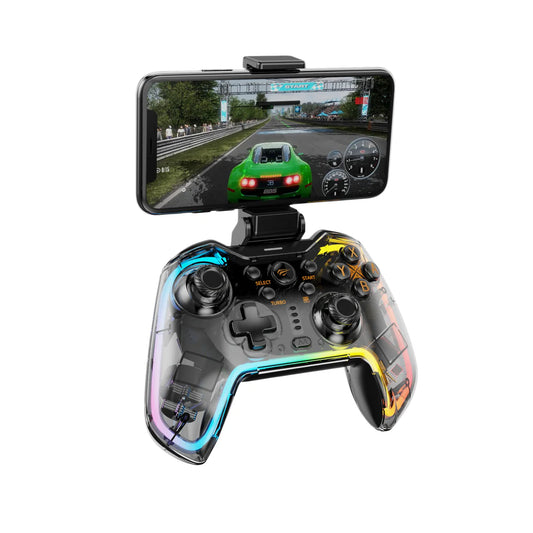 يد تحكم هافيت G158BT Pro اللاسلكية للهاتف - ابيض شفاف | Havit G158BT Pro Mobile Wireless Controller - Transparent White