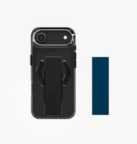 UNIQ Heldro Air slim FlexGrip case for iPhone Air Smoke - grip band detail
