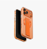 UNIQ Heldro Air slim FlexGrip case for iPhone 17 Pro Max Volt Orange - main view
