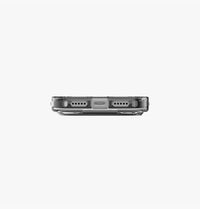 UNIQ Heldro Air slim FlexGrip case for iPhone 17 Pro Max Smoke - side profile