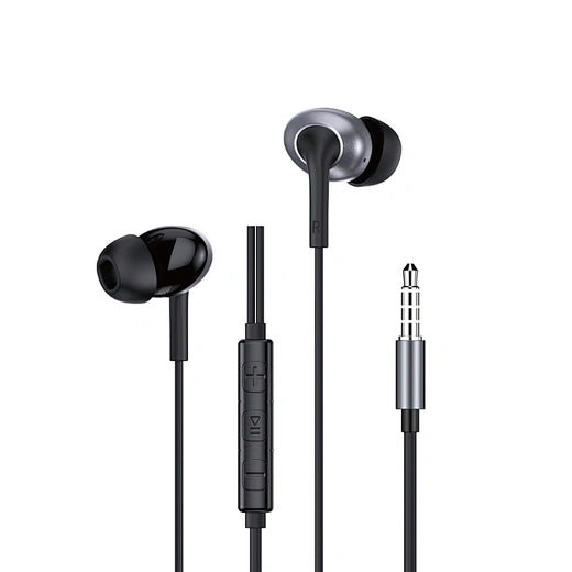 سماعات ويوو EB317 سلكية 3.5 ملم مع مايكروفون وعزل ضوضاء | WiWU 3.5mm Stereo Wired Earbuds EB317 with Noise-Canceling Mic