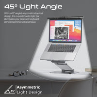 Promate Horizon-40 light bar illuminating a desk and keyboard