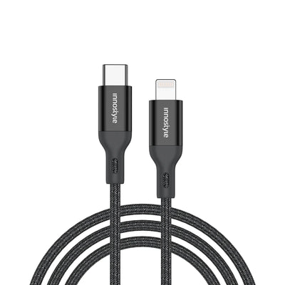 Innostyle PowerFlex USB-C to Lightning Cable 1.5m MFi Certified - ICL150AL | كابل انوستايل باور فليكس يو اس بي سي الى لايتننج معتمد من ابل 1.5 متر