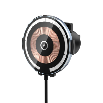 شاحن روك روز MagPad Neo اللاسلكي متوافق مع ماغسيف بقدرة شحن 15 واط | RockRose MagPad Neo MagSafe Wireless Charger 15W