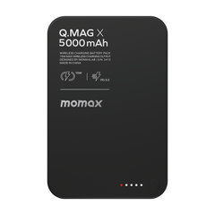 Momax Q.Mag X Gen 2 5000mAh Magnetic Power Bank Black - Main