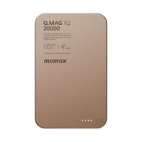 Momax Q.Mag X2 20000mAh Magnetic Power Bank Sandstone - Main