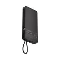 باور بانك موماكس باور اكس 1 بسعة 20,000 مللي امبير مع كيبل تايب سي مدمج  | Momax Power X1 20000mAh Battery Pack with Built-in USB-C Cable and Fast Charging