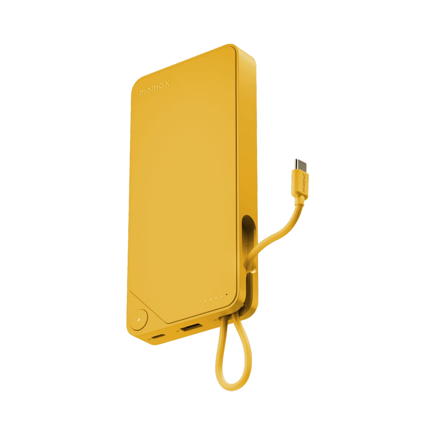 باور بانك موماكس باور اكس 1 بسعة 20,000 مللي امبير مع كيبل تايب سي مدمج  | Momax Power X1 20000mAh Battery Pack with Built-in USB-C Cable and Fast Charging