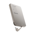 باور بانك مغناطيسي Momax 1-Power F.Pass+ بسعة 5000 ملي أمبير مع كيبل USB-C مدمج وشحن 20 واط طراز IP157L
