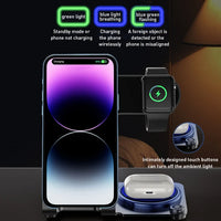 WiWU Power Air 3 in 1 Charger Wireless 15W - WiWU 3-in-1 Charger Wireless 15W