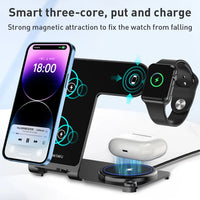 WiWU Power Air 3 in 1 Charger Wireless 15W - WiWU 3-in-1 Charger Wireless 15W