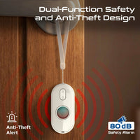 Promate InfraSense White LED flashlight and alarm detail