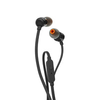 JBL T110 In-Ear Headphones with Pure Bass Sound & Mic – Wired 3.5mm | سماعات جي بي ال T110 داخل الاذن بصوت بيس نقي ومايكروفون - سلكية 3.5 ملم