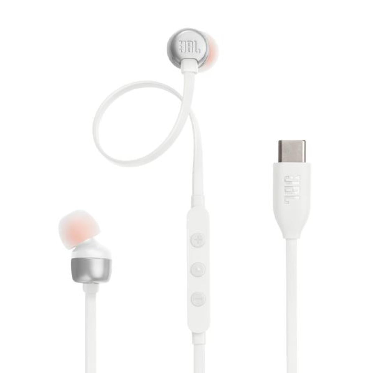 سماعات جي بي ال T310C السلكية بمنفذ يو اس بي سي وجودة صوت عالية | JBL T310C USB-C Wired Earphones with High-Quality Sound