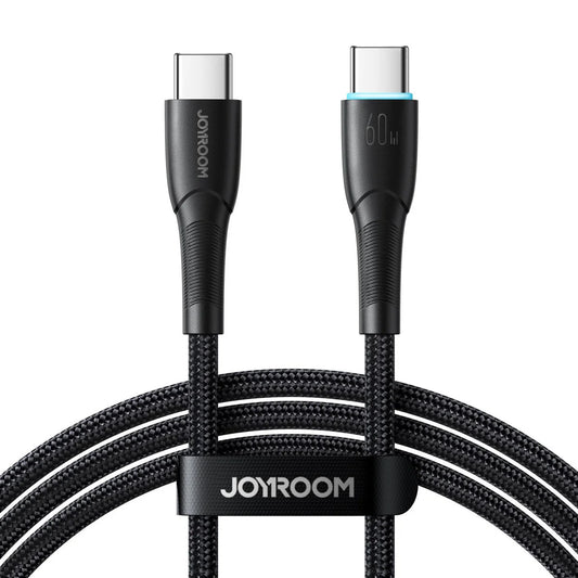 Kabloya Şarjkirina Bilez a JOYROOM Starry 60W USB-C bo USB-C, 1m - Reş