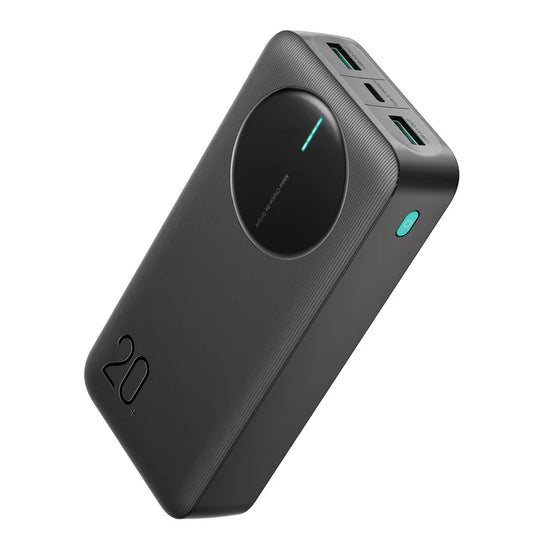 Bankeya Hêzê ya Joyroom JR-PBF14 20000mAh bi 3 Portan û Dîmendera LED