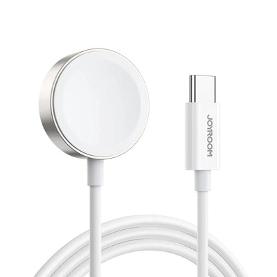 شاحن مغناطيسي جويرووم للساعات الذكية سريع وصغير الحجم, كيبل بطول 1.2 متر | JOYROOM S-IW004 Type C to iWatch Magnetic Charger 1.2M Fast & Compact