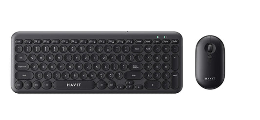 مجموعة هافيت كيبورد وماوس لاسلكية | Havit KB254GCM Wireless Keyboard + Mouse Combo