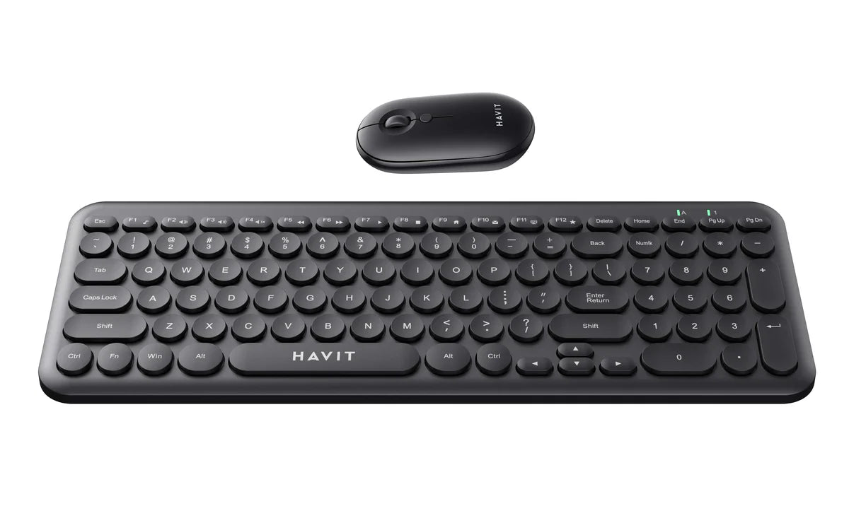 مجموعة هافيت كيبورد وماوس لاسلكية | Havit KB254GCM Wireless Keyboard + Mouse Combo