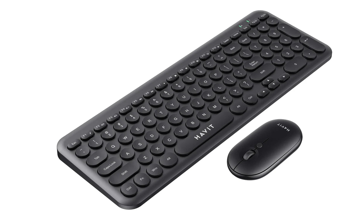 مجموعة هافيت كيبورد وماوس لاسلكية | Havit KB254GCM Wireless Keyboard + Mouse Combo