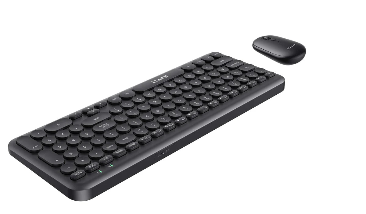مجموعة هافيت كيبورد وماوس لاسلكية | Havit KB254GCM Wireless Keyboard + Mouse Combo
