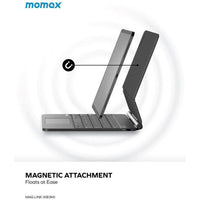 لوحة مفاتيح موماكس ماج لنك اللاسلكية المغناطيسية للاجهزة اللوحية والايباد | Momax MAG.LINK Wireless Magnetic Keyboard for Tablets & iPads