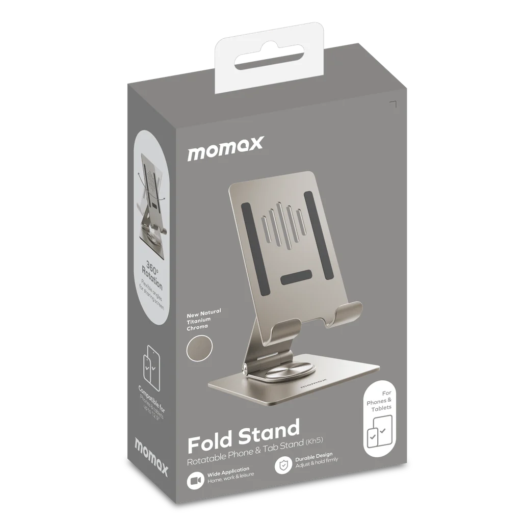 حامل موماكس الدوار للهواتف والاجهزة اللوحية | Momax Multi-Purpose Rotating Stand for Phone & Tablet