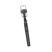 Momax 1-Snap Pole KM17 Selfie Stick Tripod Black - Folded