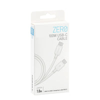 Kabloya Momax Zero USB-C bo USB-C PD 100W 1m - Kabloya Momax Zero USB-C bo USB-C PD 100W, 1m