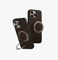 UNIQ Keva Air and GripFit Premium bundle for iPhone 16 Pro Max Umber Brown - case
