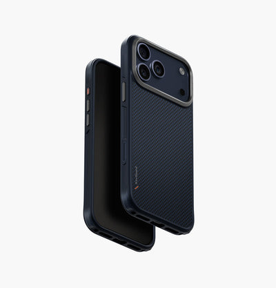 UNIQ Keva tough aramid case for iPhone 17 Pro Max Trance Blue - main view