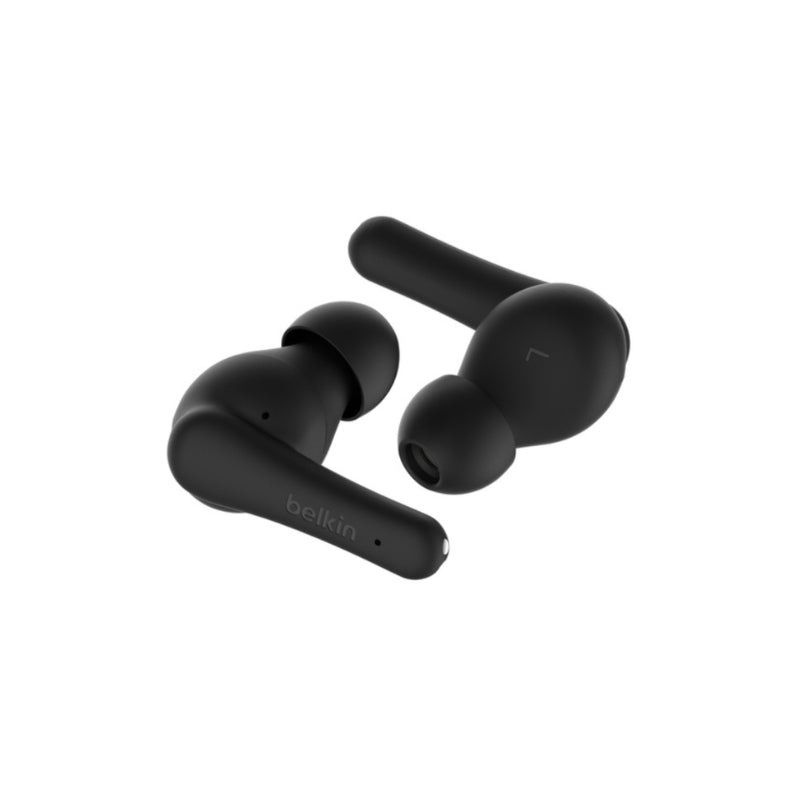 سماعات بيلكن Rhythm اللاسلكية باتصال مزدوج وبوقت تشغيل حتى 28 ساعة  | Belkin RHYTHM True Wireless Earbuds | 28H Playtime & Dual Pairing