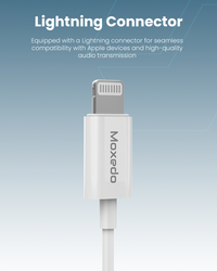 Moxedo Wired Lightning Earphone - In-line control