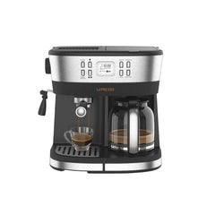 ماكينة القهوة ليبريسو 2 في 1 للاسبريسو و القهوة بالتنقيط بضغط 15 بار - اسود | LePresso 2in1 Espresso Coffee Machine 15 Bar - Black