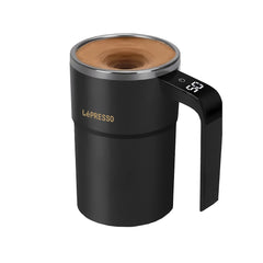 كوب التحريك التلقائي ستيرماجيك من ليبريسو - أسود | LePresso Stirmagic Auto Stirring Mug - Black