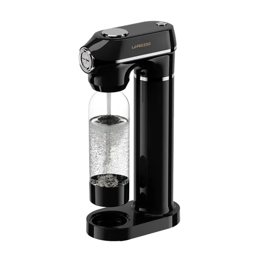 ماكينة مياه غازية ليبريسو بسعة 1 لتر وعداد ضغط | LePresso Sparkling Water Maker 1L With Pressure Gauge