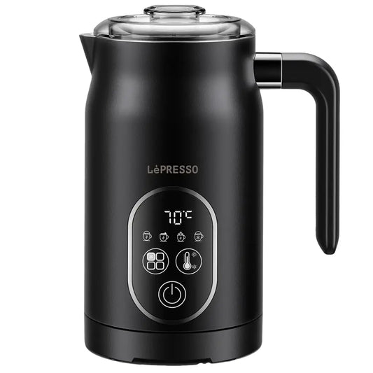 خفاق الحليب الكهربائي متعدد الوظائف من ليبريسو بقدرة 500 واط  – أسود | LePresso 500W Electric Multifunction Milk Frother - Black