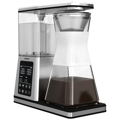 ماكينة ليبريسو كريستال بريو لتحضير القهوة والشاي بالتقطير مع تحكم رقمي ذكي - فضي | LePresso Crystal Brew Drip Coffee & Tea Maker with Smart Digital Control – Silver