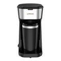 ماكينة صنع القهوة ليبريسو بقدرة 450 واط مع كوب سفر حراري - اسود | LePresso Coffee Maker with Travelling Mug 450W - Black