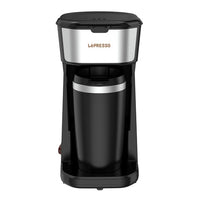 ماكينة صنع القهوة ليبريسو بقدرة 450 واط مع كوب سفر حراري - اسود | LePresso Coffee Maker with Travelling Mug 450W - Black
