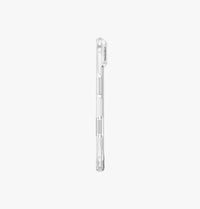 UNIQ LifePro Xtreme anti-fingerprint case for iPhone Air Frost Clear - side profile