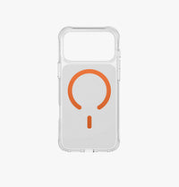 UNIQ LifePro Xtreme anti-fingerprint case for iPhone 17 Pro Max Volt Orange - case detail